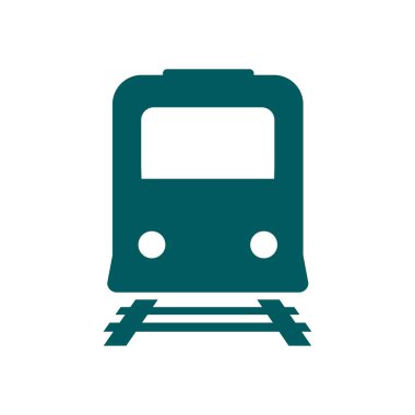 Tren simgesi. Metro sembolü. Tren istasyonu işareti.