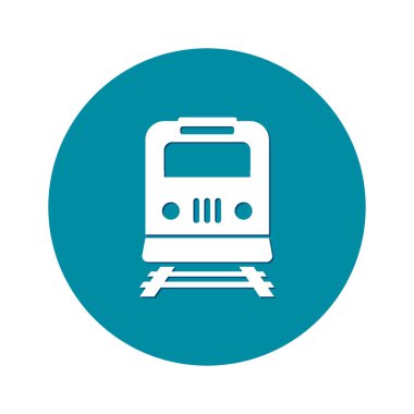 Tren simgesi. Metro sembolü. Tren istasyonu işareti.