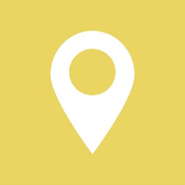 Basit gezinme simgesi, vektör illüstrasyonu