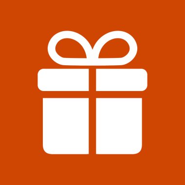 Hediye kutusu simgesi. Hediye - kişisel bir teklif. Hediye paketleri.