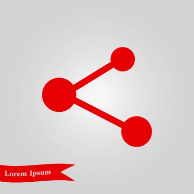 Pay işareti kutsal kişilerin resmi. Düz tasarım stili vektör.