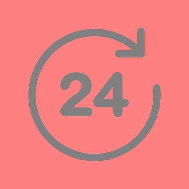 Saat saat etrafında bir gün simgesini açın..