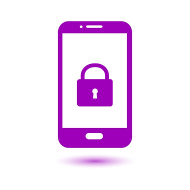 Internet güvenlik kavramı simgesi. Kimlik ve koruma simgesi.