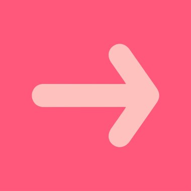 Ok simgesi. Kara navigasyonu için işaretçi yönünü.