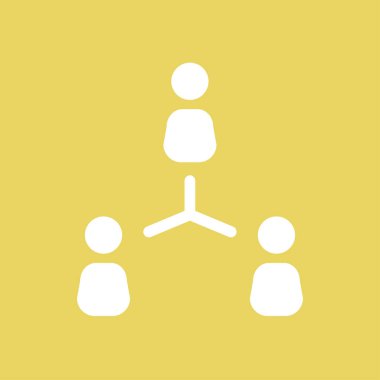 İletişim konsepti. Sosyal ağ tek simgesi. Küresel teknoloji İş dünyasındaki sosyal bağlantılar ağı.