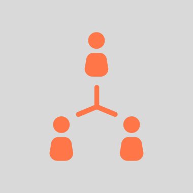 İletişim kavramı, vektör çizim basit simgesi