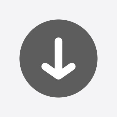 Ok simgesi. Kara navigasyonu için işaretçi yönünü.