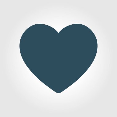 Sevgililer kalp simgesi. Aşk işareti. İçerik derecelendirme geliştirmek.