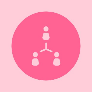 İletişim kavramı, vektör çizim basit simgesi