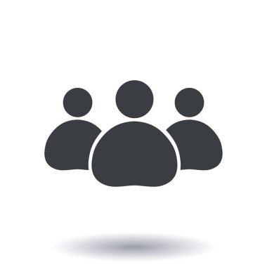 Takım iş simgesi. Ofis çalışanları ve iş takım.