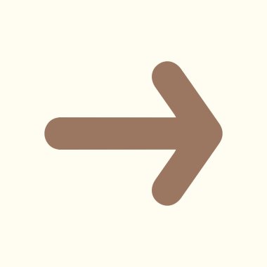 Ok simgesi. Kara navigasyonu için işaretçi yönünü.