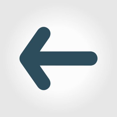 Ok simgesi. Kara navigasyonu için işaretçi yönünü.