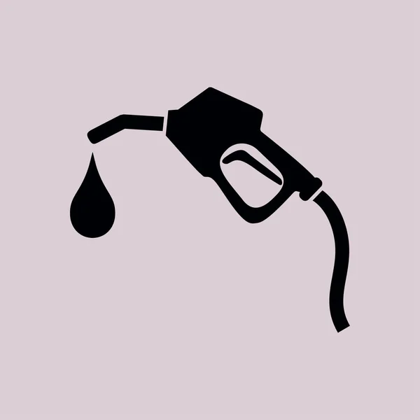 Проста Іконка Насадки Бензинового Насоса Векторні Ілюстрації — стоковий вектор