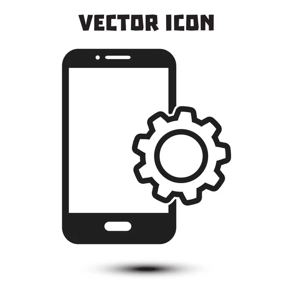 Icône Des Services Téléphone Intelligent Support Pour Les Utilisateurs Mobiles — Image vectorielle