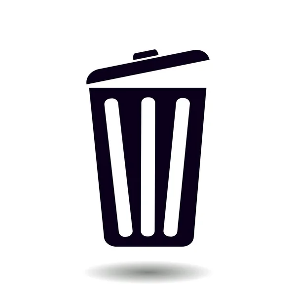 Trash Can Icon Delete Move Trash Clear Disk Space Vector — Stock Vector