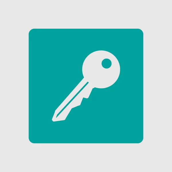 Key Icon Lock Symbol Security Sign Flat Design Style — Stock Vector