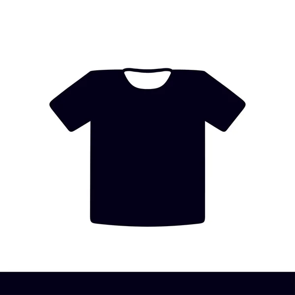 Shirt Sign Icon Clothes Symbol Flat Design Style — Stock Vector