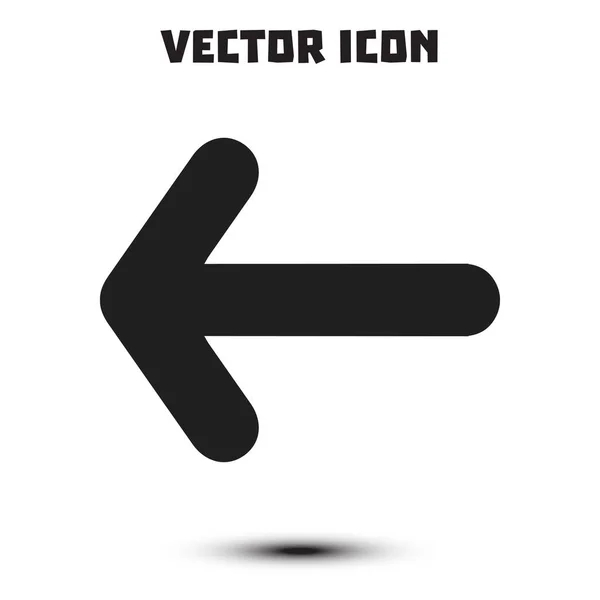 Icono Flecha Dirección Del Puntero Para Navegación Terrestre — Vector de stock