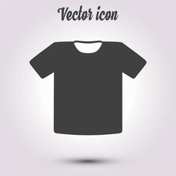 Icono Signo Camiseta Símbolo Ropa Estilo Diseño Plano — Vector de stock