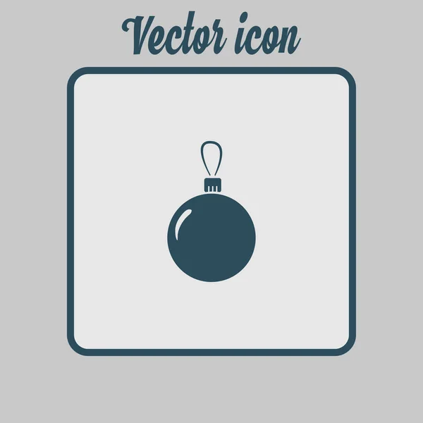 Icono Bolas Navidad Decoración Año Nuevo Todo Para Celebrar Año — Vector de stock