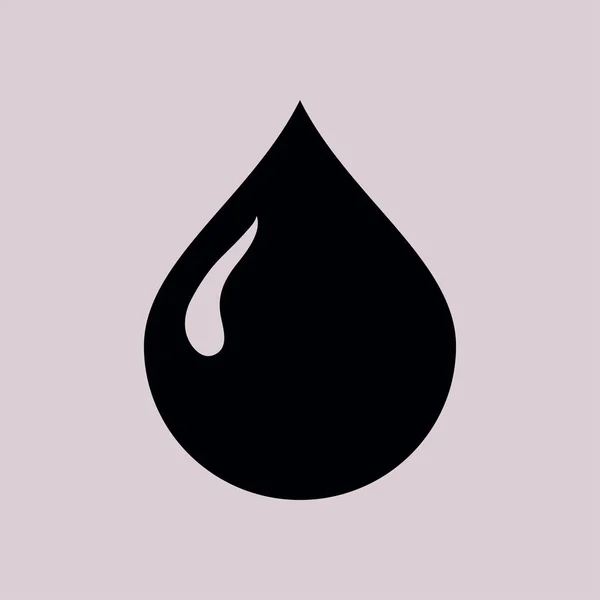 Oil Character Petroleum Icon Blood Donation Flat Style — Stock Vector