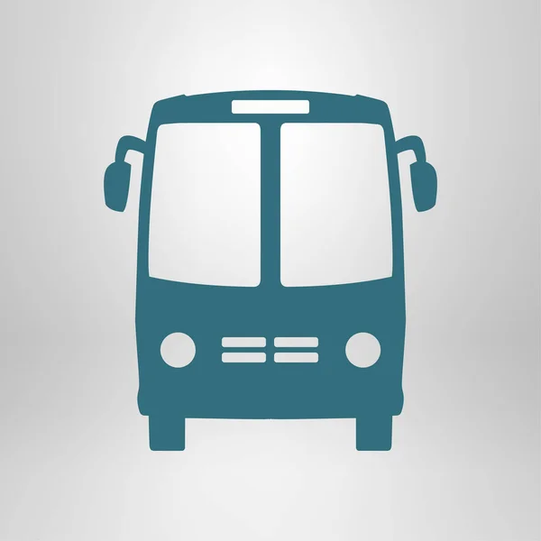 Bus Teken Pictogram Abstracte Kleur Illustratie — Stockvector