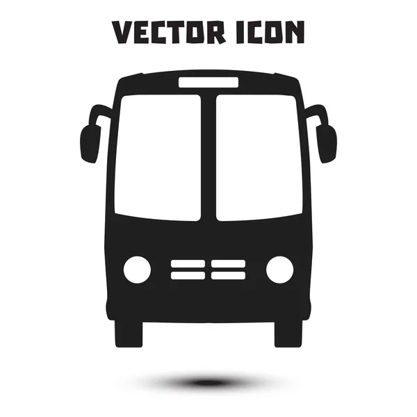 Busz Ikonra Szimbólum Nemzetközi Turisztikai Forgalom Kényelmes Járművek — Stock Vector