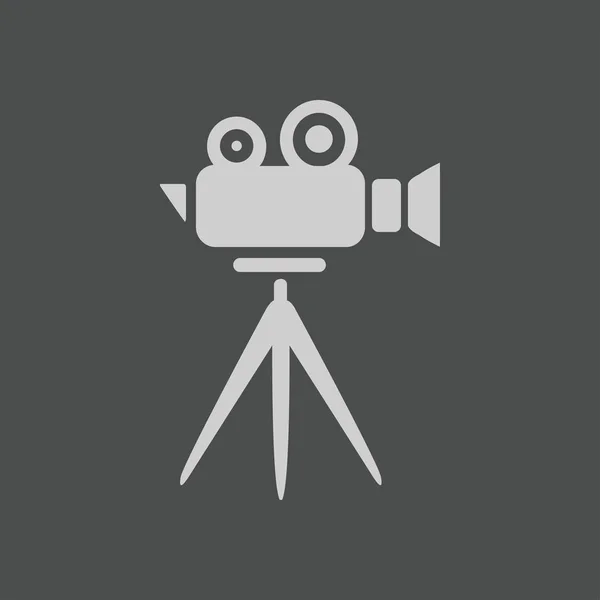 Symbole caméra cinéma . — Image vectorielle