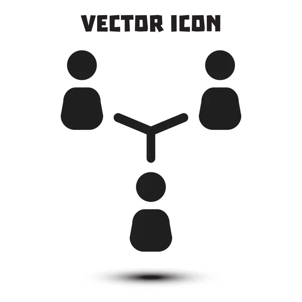 Icône Simple Concept Communication Illustration Vectorielle — Image vectorielle