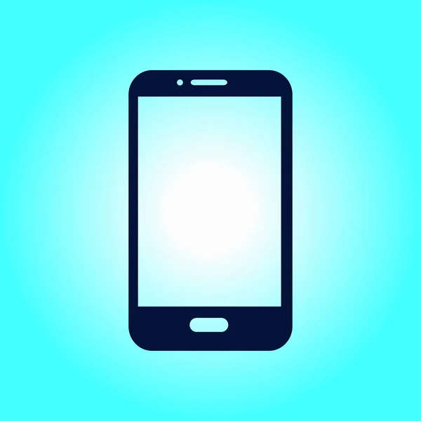 Illustrazione Vettoriale Dell Icona Dello Smartphone — Vettoriale Stock