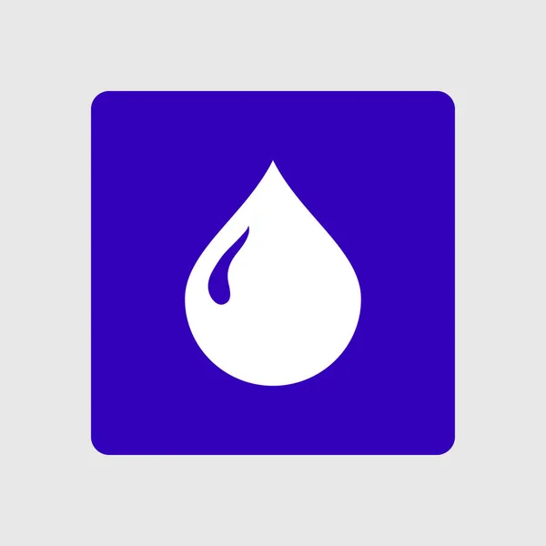 Charakter Oleju Ikona Ropy Naftowej Oddawania Krwi Płaski — Wektor stockowy