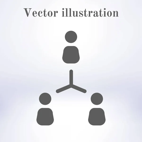 Icono Simple Concepto Comunicación Ilustración Vectorial — Vector de stock