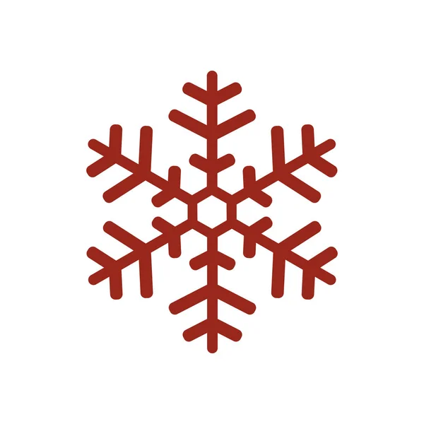 Icono Del Copo Nieve Decoración Año Nuevo Todo Para Celebrar — Archivo Imágenes Vectoriales