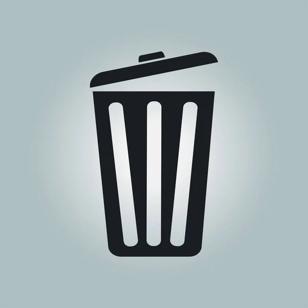 Trash Can Icon Delete Move Trash Clear Disk Space Vector — Stock Vector