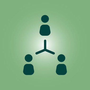 İletişim kavramı, vektör çizim basit simgesi