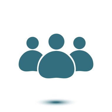 Takım iş simgesi. Ofis çalışanları ve iş takım.