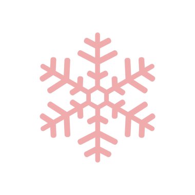 Kar tanesi simgesi. Yılbaşı Dekorasyonu. Tüm Noel ve yeni yıl kutlamak için.