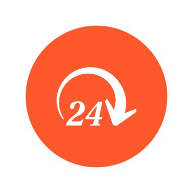 Saat saat etrafında bir gün simgesini açın. Rozet-saat çalışma süresi.