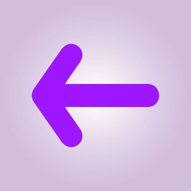 Ok simgesi. Kara navigasyonu için işaretçi yönünü.