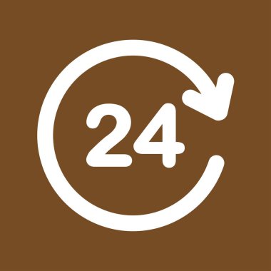 Saat saat etrafında bir gün simgesini açın..