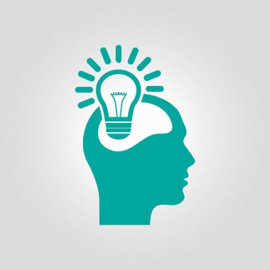 Yaratıcı fikirler ampul kavramı. Fikirler simgesi.