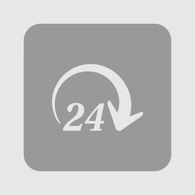 Saat saat etrafında bir gün simgesini açın. Rozet-saat çalışma süresi.