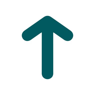 Ok simgesi. Kara navigasyonu için işaretçi yönünü.