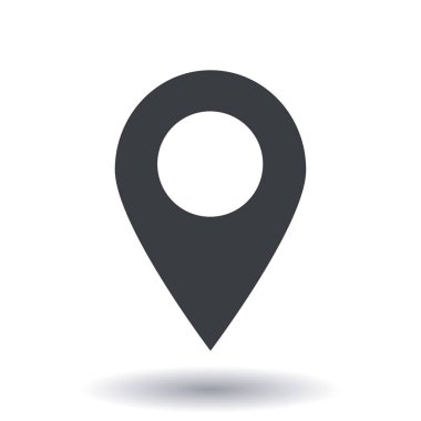 Basit gezinme simgesi, vektör illüstrasyonu