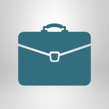 Evrak çantası ikonu, vektör illüstrasyonu. düz tasarım biçimi 