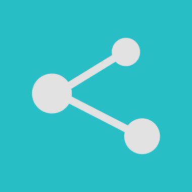 Sosyal ağ tek simgesi. Küresel teknoloji. 