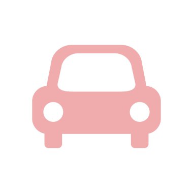 Taşıma simgesi. Araba işareti. Teslimat taşıma sembolü.