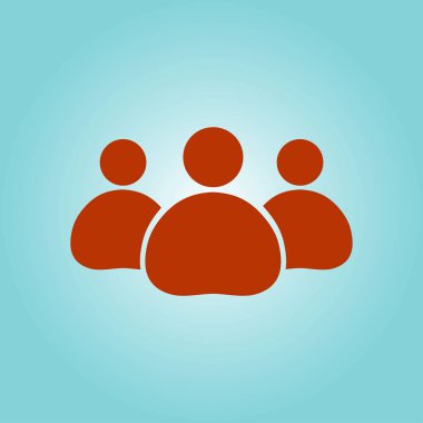 Takım iş simgesi. Ofis çalışanları ve iş takım.