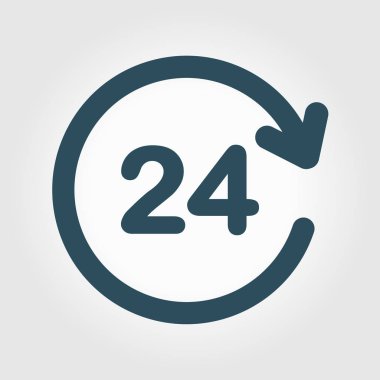 Saat saat etrafında bir gün simgesini açın..