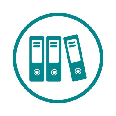 Evrak ve belgeler Office klasörler. Arşiv klasör simgesi. 